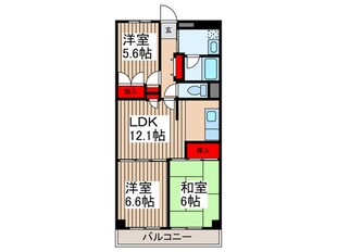 北本ハイデンス壱番街（1011）の物件間取画像